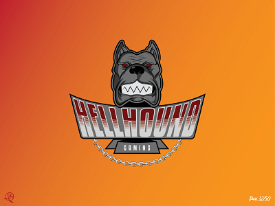Hellhound art australia branding challenge dailylogochallenge design illustration illustrator logo vector