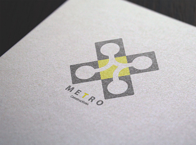Metro Constructions adobe graphicdesign illustrator logodesign logotype minimal photoshop vector