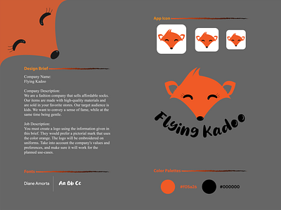 Flying Kadoo apparel brand design graphicdesign illustrator logodesign minimal
