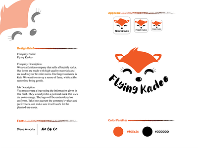 Flying Kadoo 2 apparel brand design graphicdesign illustrator logodesign minimal