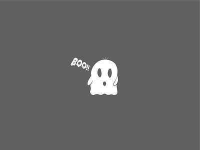 A friendly neighbourhood ghost graphicdesign illustration minimal