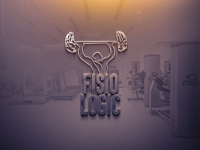Fisio Logic brain brand identity branding creative logo design graphicdesign gym illustration illustrator logo logodesign minimal physiotherapy weightlifting