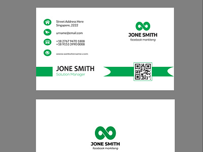 business card template simple