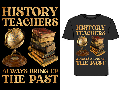 Teacher T-Shirt adventure design graphic design illustration retro t shirt typography