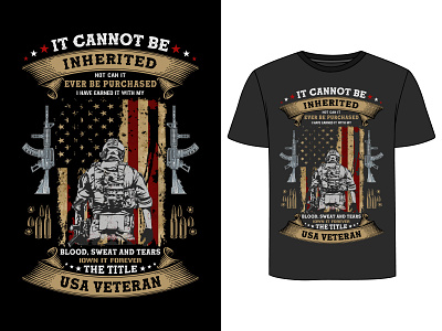 Veteran t shirt design graphic design illustration t shirt typography