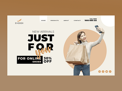 landing page online fashion sale design animation app branding design flat illustration ui ux web website