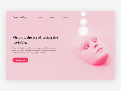 Design Thinking Landing Page Design