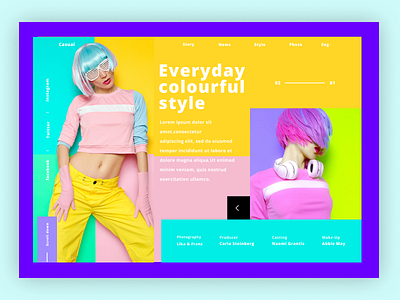 Everyday colourful style