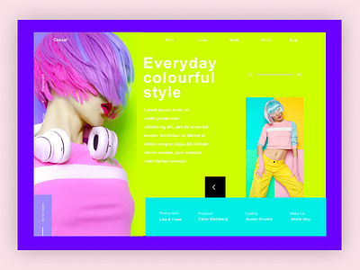 Everyday colourful style