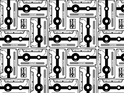cassette pattern design pattern design vector