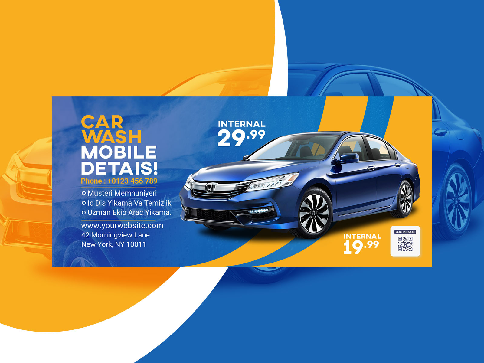 Dribbble Car Wash Facebook_Cover Templates.jpg by khalid Tshirt