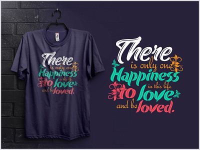 Love Typography T-Shirt Design
