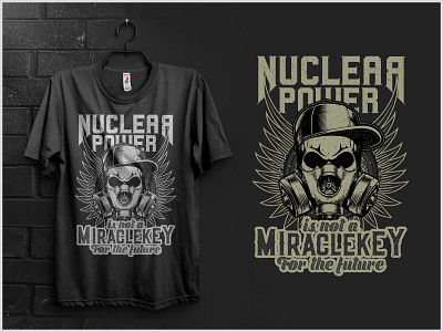 Nuclear Vintage T-shirt-design 3d animation apparel branding clothing design fashion future graphic design illustration illustrator logo motion graphics nuclear nuclear vintage t shirt design t shirt design typography ui vintage