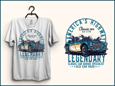 VINTAGE CAR T-SHIRT DESIGNS