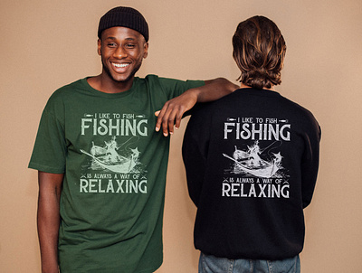 I LIKE TO FISH FISHING T-SHIRT DESIGN animation app banner ads banner design branding design fashion fishing t shirt graphic design icon illustration logo minimal motion graphics t shirt typography ui ux vector web