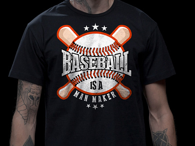 Baseball Shirt Design, Vector Format