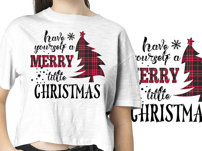 Merry Christmas T-shirt design 3d animation banner branding design designer t shirt graphic design illustration illustrator logo merry christmas gift card merry christmas santa hat merry christmas t shirts merry christmas tree collar minimal motion graphics typography ui ux vector