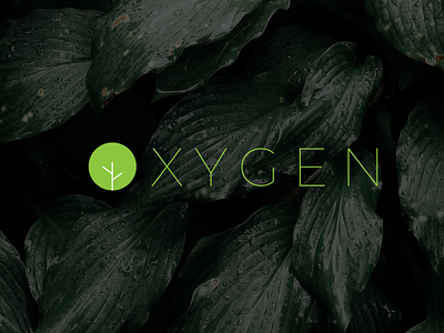 oxygen logo creative flat logo green logo logo icon logo with icon logodesign minimalistic logo nature logo oxygen