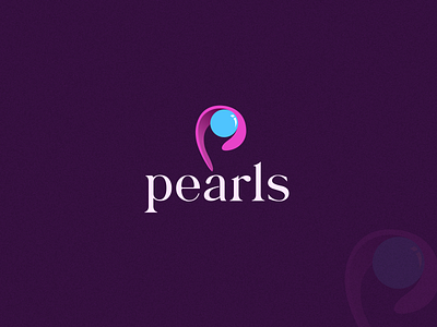 Pearls logo creative logo jewelry logo logo logodesign luxury logo modern logo design pearl pearl logo pink pink logo