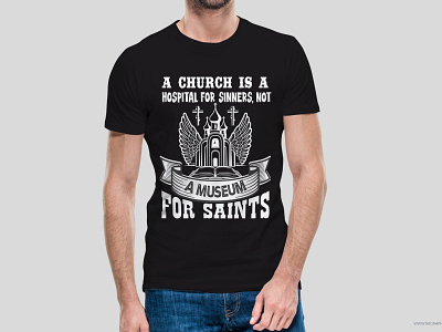 church t shirt Design