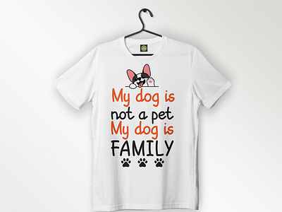 Dog T-shirt design