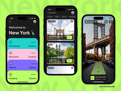 AR Travel App android app ar arvr augmented augmented reality booking branding dashboard design ios maps mobile app tourism travel ui uiux ux virtual reality vr