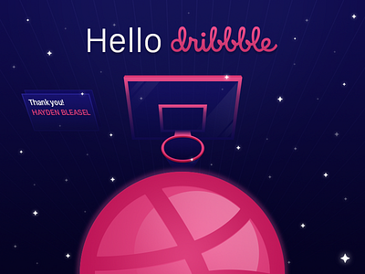 Hello Dribbble - First Shot