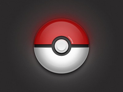 Poké Ball - Icon Design digital icon poke ball pokemon