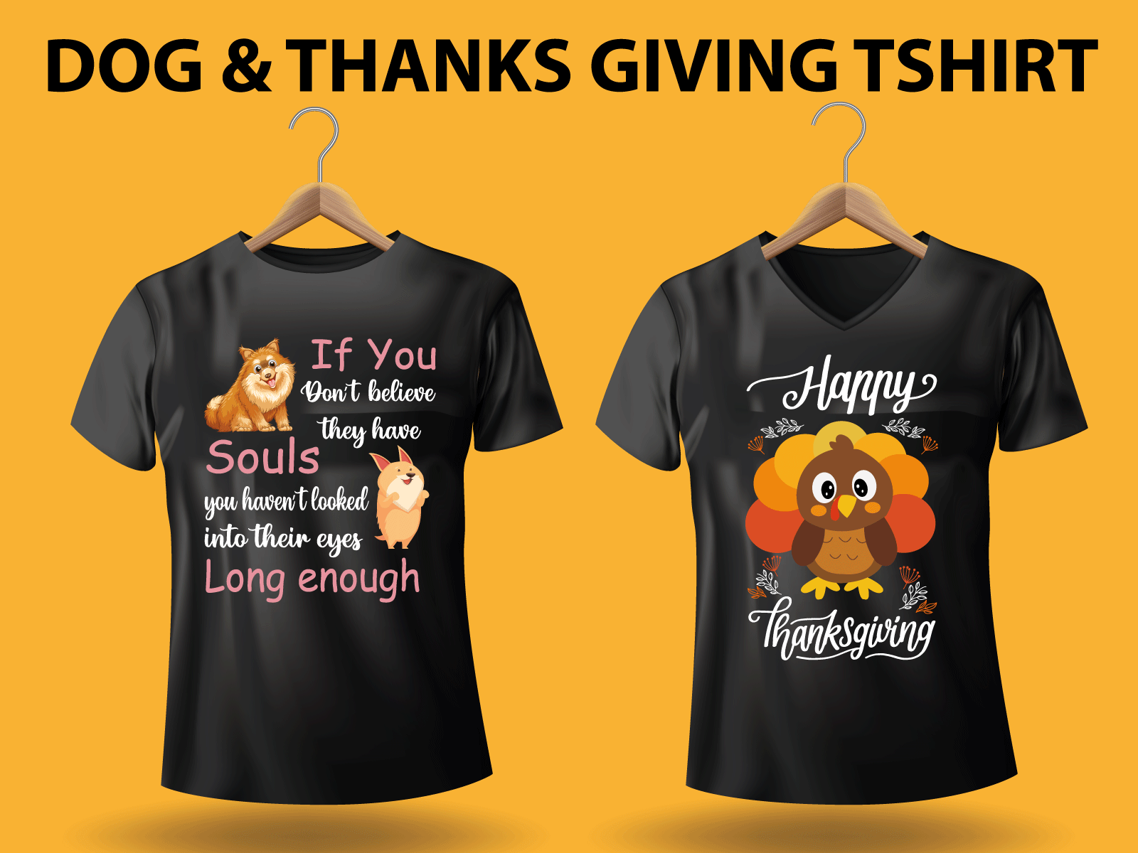 Dog & Thanks Giving T shirt christmas dog illustration things tshirt typography vector