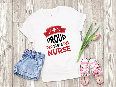 Nurse T shirt Bundle 004 design dog flat illustration logo minimal things tshirt typography vector