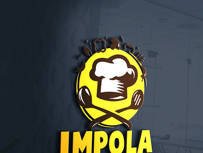 IMPOLA flat icon logo minimal vector