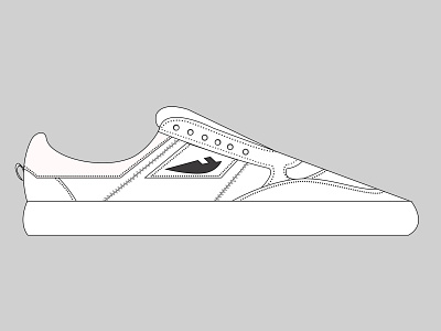 vector Sneakers adobe photoshop branding design illustration minimal skate sneakers vector