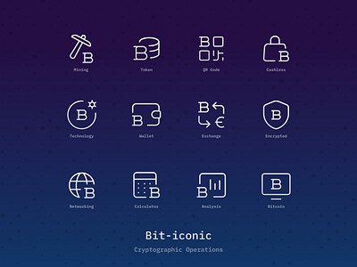 Bit-iconic adobexd bit iconic bitcoin bitcoin cash crypto cryptocurrency design dribbblers icon iconpack ui user interface