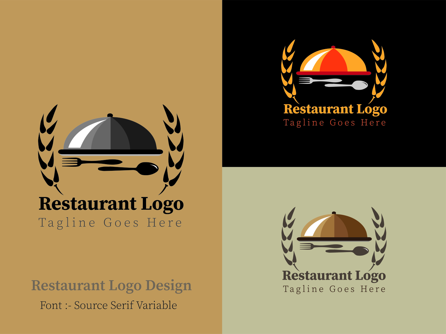 Restaurant logo design by Arifur Rahman on Dribbble