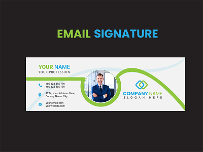 Email Signature Design branding business business mail contact mail design email email signature gmail illustration vector