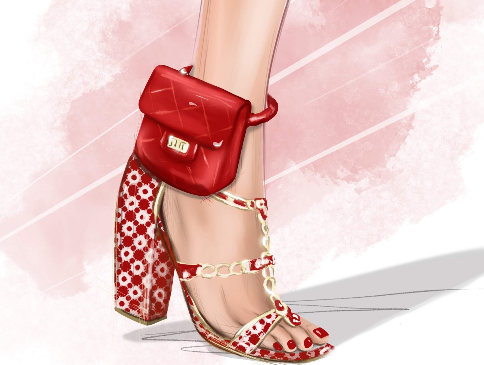 Ankle bag Chanel by CheLia on Dribbble