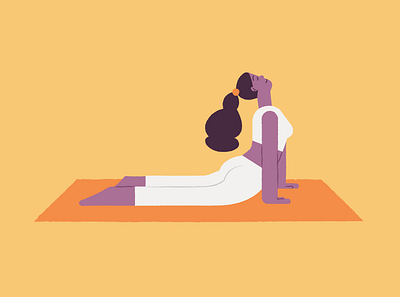 Booky Illustration adobe illustrator character digital illustration illustration illustration system sports vector yoga yoga pose