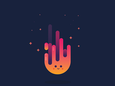 happy fire adobe app design draw icon illustration illustrator logo ui ux vector