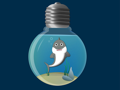 shark in bulb