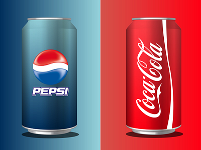 Soft Drinks ll 3d coca cola dribbble icon illustrator logo pepsi vector