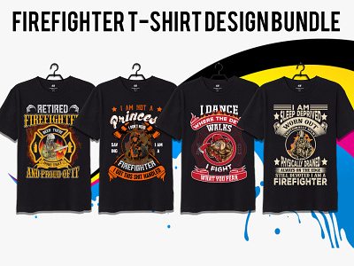 Firefighter T-shirt Design bartender bartenders branding bulk design fashion tee tshirt typography unique