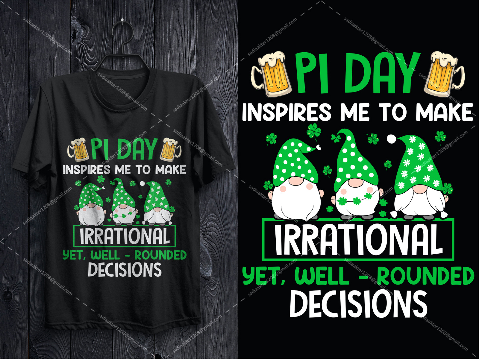 St. Patrick's Day T-shirt Design by sadia2209 on Dribbble