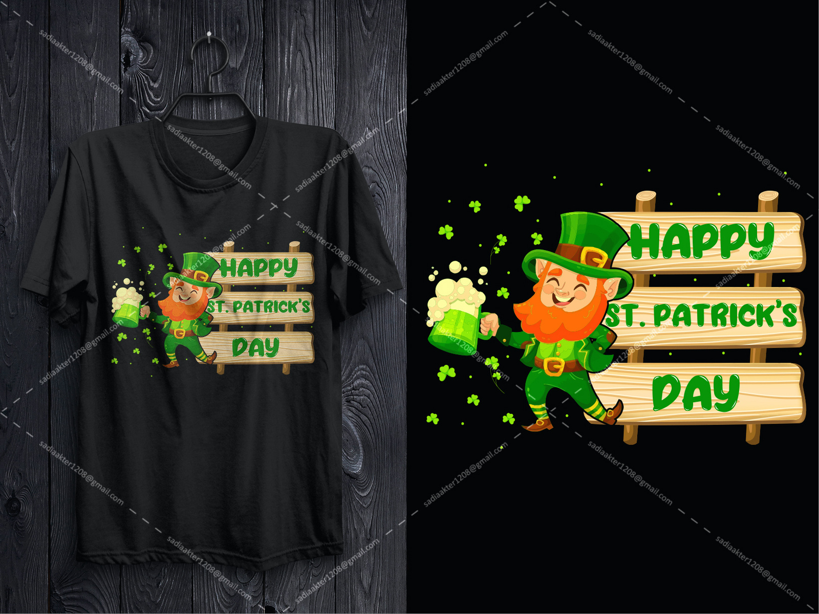 St. Patrick's Day T-shirt Design by sadia2209 on Dribbble