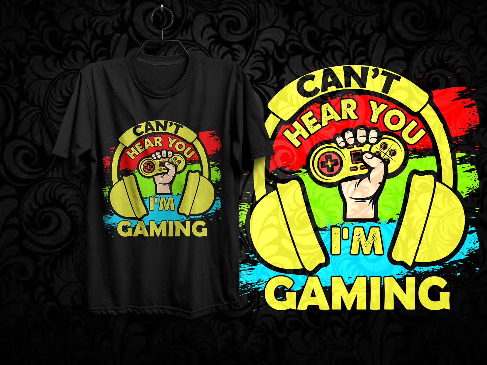 Gaming T-Shirt Design by sadia2209 on Dribbble