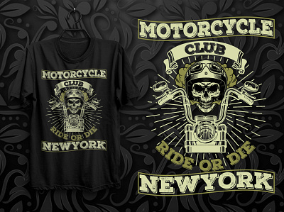Motorcycle T-Shirt Design bulk design fashion tee tshirt typography ui unique ux
