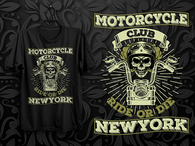 Motorcycle T-Shirt Design