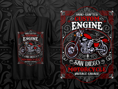 Motorcycle T-Shirt Design