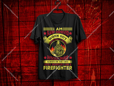 Best Selling Firefighter T-Shirt design bulk design fashion firefighter illustration logo merch by amazon pod print on demand printful redbubble sunfrog tee teespring tshirt typography ui unique