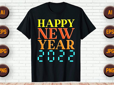 Best Selling New Year T-Shirt design