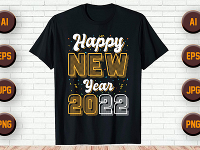 Best Selling New Year T-Shirt design